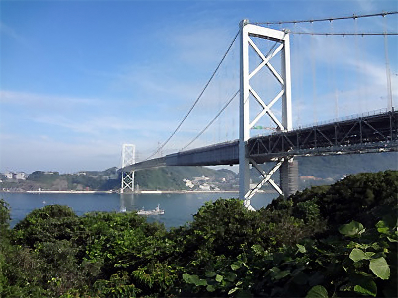 長大橋 通信管路 補修工事《関門橋》